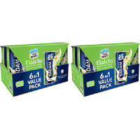 Pack of 2 - Vadilal Elaichi Badam Drink Milk - 6 In 1 Value Pack - 180 Ml (6 Fl Oz)