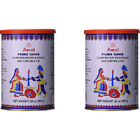 Pack of 2 - Amul Pure Ghee Export Can - 2 Lb (907 Gm) [Fs]