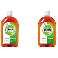 Pack of 2 - Dettol Antiseptic Disinfectant Liquid - 550 Ml  (17 Oz)