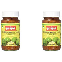 Pack of 2 - Priya Mango Thokku Pickle With Garlic - 300 Gm (10.58 Oz)