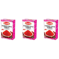 Pack of 3 - Aachi Kashmiri Chilli Powder - 160 Gm (5.6 Oz)