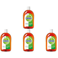 Pack of 4 - Dettol Antiseptic Disinfectant Liquid - 550 Ml (17 Oz)