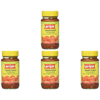 Pack of 4 - Priya Tomato Pickle Without Garlic - 300 Gm (10.58 Oz)