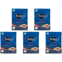 Pack of 5 - Tetley Ginger Tea 72 Bags - 5 Oz (144 Gm)