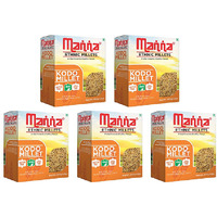 Pack of 5 - Manna Pearled Unpolished Ethnic Millets Kodo Millet - 500 Gm (1.1 Lb) [50% Off]