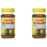 Pack of 2 - Priya Amla Pickle Without Garlic - 300 Gm (10.58 Oz)