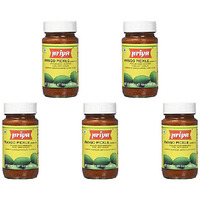 Pack of 5 - Priya Mango Pickle With Garlic - 300 Gm (10.58 Oz)