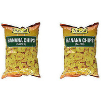 Pack of 2 - Anand Banana Chips Salted - 12 Oz (340 Gm)
