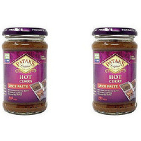 Pack of 2 - Patak's Hot Curry Spice Paste - 10 Oz (283 Gm)
