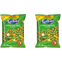 Pack of 2 - Kurkure Green Chutney Style - 90 Gm (3.17 Oz)