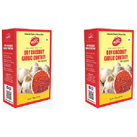 Pack of 2 - Katdare Dry Coconut Garlic Chutney - 100 Gm (3.5 Oz) [Fs]