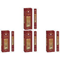Pack of 4 - Hem Agarbatti Chandan Agarbatti Incense Sticks - 120 Pc