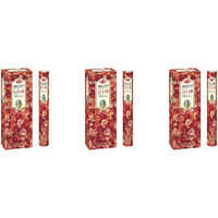 Pack of 3 - Hem Precious Gulab Agarbatti Incense Sticks - 120 Pc