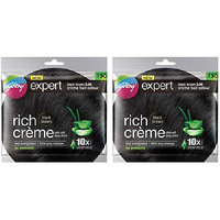 Pack of 2 - Godrej Expert Rich Creme Black Brown Hair Color - 20 Gm (0.7 Oz)