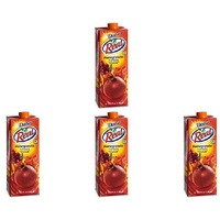 Pack of 4 - Dabur Real Pomegranate Fruit Nectar Juice - 1 L (33 Oz)
