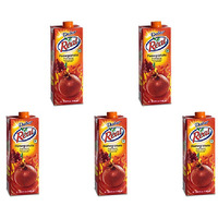 Pack of 5 - Dabur Real Pomegranate Fruit Nectar Juice - 1 L (33 Oz)