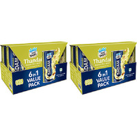 Pack of 2 - Vadilal Thandai Badam Milk Drink 6 In 1 Value Pack - 180 Ml (6 Fl Oz)