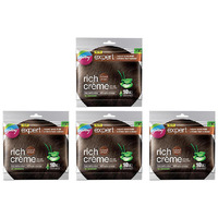 Pack of 4 - Godrej Expert Creme Natural Brown 4.0 Hair Color - 20 Gm (0.7 Oz)