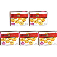 Pack of 5 - Karachi Bakery Zeera Cumin Biscuits - 400 Gm (14.1 Oz)