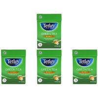 Pack of 4 - Tetley Green Tea Honey 72 Bags - 3.80 Oz (108 Gm) [Fs]