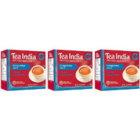 Pack of 3 - Tea India Orange Pekoe Black Tea 80 Round Tea Bags - 224 Gm (7.9 Oz)