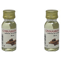 Pack of 2 - Ashwin Cinnamon Essential Oil - 20 Ml (0.67 Fl Oz)