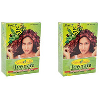 Pack of 2 - Hesh Herbal Heenara Herbal Hair Pack - 100 Gm (3.5 Oz)