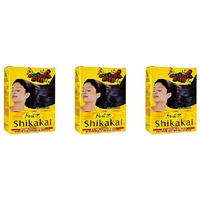 Pack of 3 - Hesh Herbal Shikakai Powder - 100 Gm (3.5 Oz)