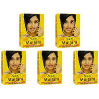 Pack of 5 - Hesh Herbal Multani Mati - 100 Gm (3.5 Oz)