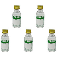 Pack of 5 - Ashwin Glycerin - 100 Ml (3.4 Fl Oz)