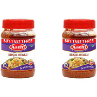 Pack of 2 - Aachi Brinjal Thokku Rice Paste - 200 Gm (7 Oz) [Buy 1 Get 1 Free]