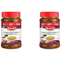Pack of 2 - Aachi Garlic Rasam Paste - 200 Gm (7 Oz) [Buy 1 Get 1 Free]