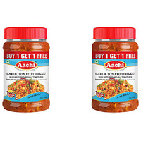 Pack of 2 - Aachi Garlic Tomato Thokku Rice Paste - 200 Gm (7 Oz) [Buy 1 Get 1 Free]