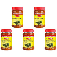 Pack of 5 - Aachi Citron Pickle - 200 Gm (7 Oz) [Buy 1 Get 1 Free]