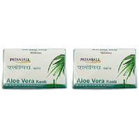 Pack of 2 - Patanjali Aloe Vera Kanti Body Cleanser Soap Bar - 140 Gm (4.93 Oz)