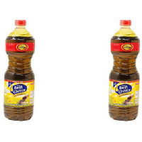 Pack of 2 - Emami Best Choice Kachchi Ghani Mustard Oil - 1 L (33.8 Fl Oz)