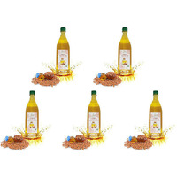 Pack of 5 - Jiva Organics Organic Peanut Oil - 1 L (33.8 Fl Oz)