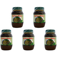 Pack of 5 - Grand Sweets & Snacks Puthina Thokku Mint Leaf Pickle - 400 Gm (14.1 Oz)