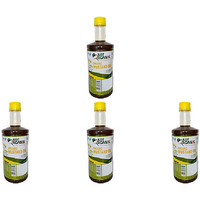 Pack of 4 - Just Organik Organic Mustard Oil - 1 L (33.8 Fl Oz)