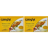Pack of 2 - Girnar Instant Masala Chai Milk Tea Reduced Sugar - 120 Gm
