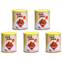 Pack of 5 - Amul Gulab Jamun Can - 1 Kg (2.2 Lb)