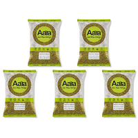 Pack of 5 - Aara Green Moong Dal Whole Bold - 2 Lb (908 Gm)