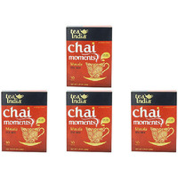 Pack of 4 - Tea India Chai Masala Instant Tea 10 Sachets - 224 Gm (7.9 Oz) [Fs]