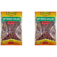 Pack of 2 - Anand Dry Whole Chillies Teja - 400 Gm (14 Oz)