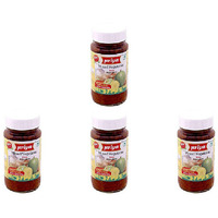 Pack of 4 - Priya Mixed Vegetable Pickle Without Garlic Extra Hot - 300 Gm (10.6 Oz)
