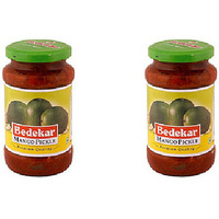 Pack of 2 - Bedekar Gujarati Mango Pickle - 400 Gm (14 Oz)