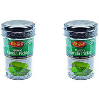 Pack of 2 - Shan Karela Mango Mix Pickle - 1 Kg (2.2 Lb)