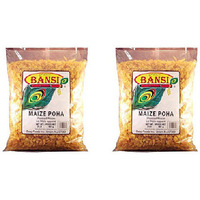 Pack of 2 - Bansi Maize Poha - 1 Lb (454 Gm)