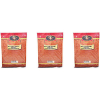 Pack of 3 - Deep Red Chilli Powder Resham Patti - 200 Gm (7 Oz)