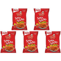 Pack of 5 - Jabsons Soya Sticks Tangy Tomato - 6.35 Oz (180 Gm)
